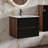 Kersha 24 Inch Single Bathroom Vanity with Ceramic Top with Overflow, Pre-Assembled-911790135-907008364-931875227