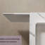 Meuble-lavabo autoportant de 30 po de largeur avec comptoir en pierre frittée blanc de Carrare-488536940-493644578