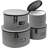Sorbus 4-Set Stackable Dinnerware Storage Set with Plate Protector-446490622