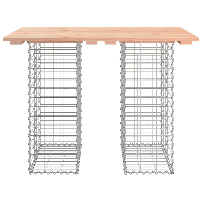 Alain Outdoor Bench, Wood Douglas, 72 cm H x 100 cm W x 70 cm D
