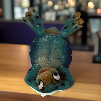 Porte-stylo 3,5 "H Tortue de mer