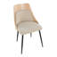 Chaise Anabelle - Pieds fuselés en métal (ensemble de 2)-1788561576-1788561580