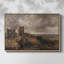 La maison de sir Richard Steele, Hampstead, v. 1832 - John Constable, toile tendue avec châssis encadrée-1152335026-1152335030