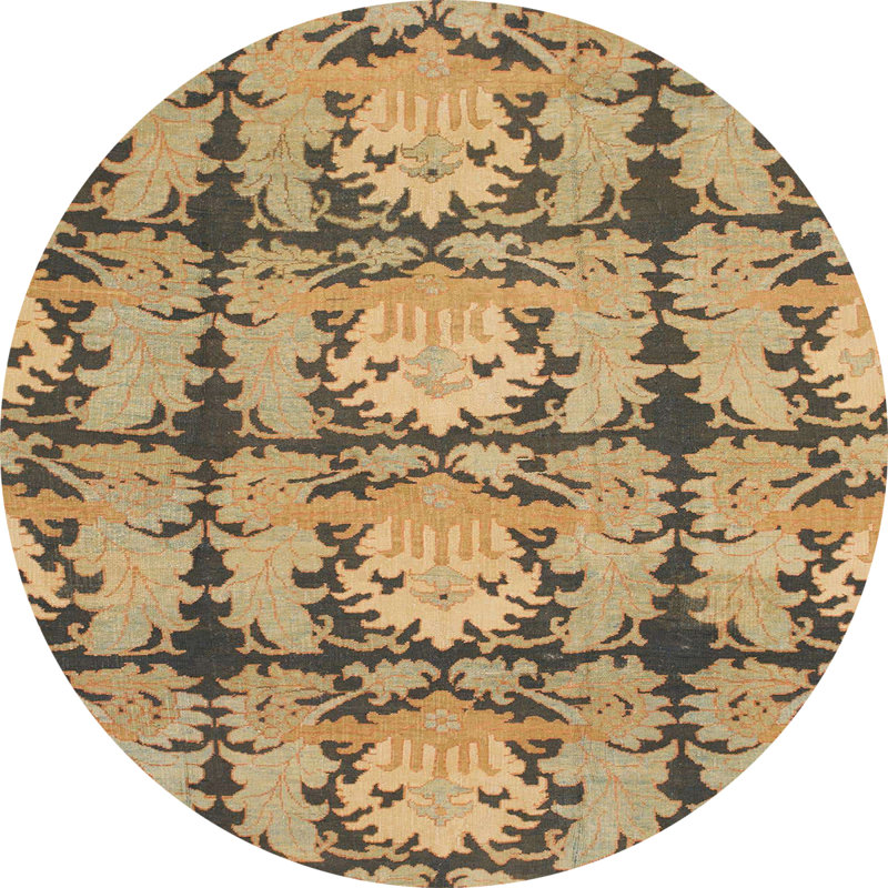 Tapis abstrait moderne 1229, Rond 4 pi