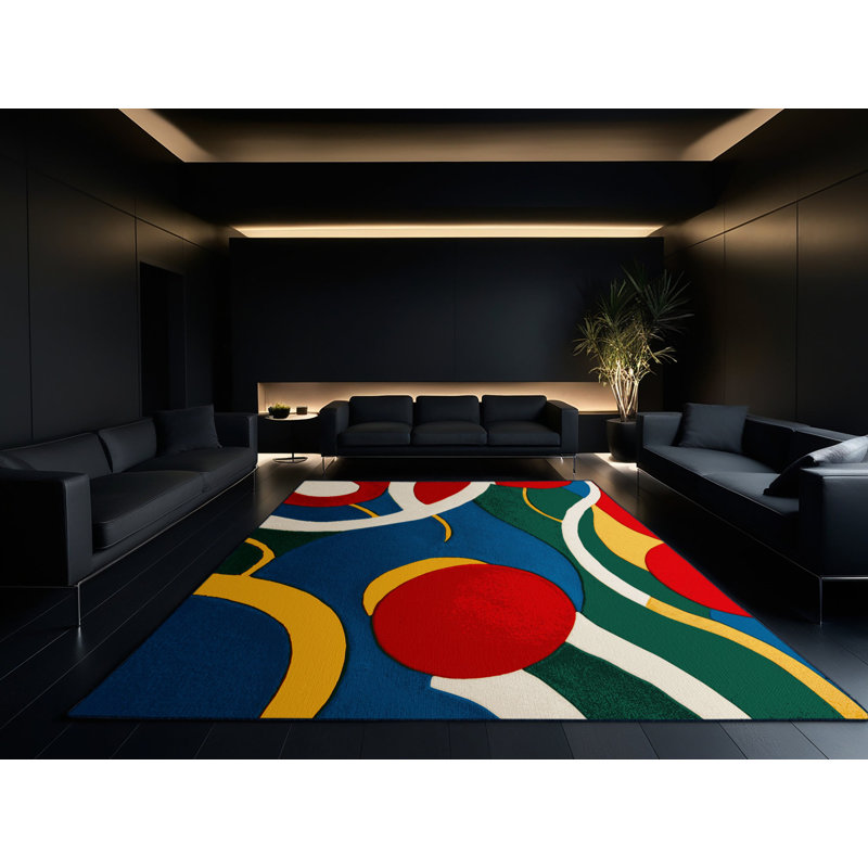 Retro Horizon Rug, Rectangle 3' x 5'