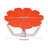 360° Swivel Sensory Spin Chair – Orange Flower-Shaped Wobble Seat For Vestibular Development & Balance Training-126127798
