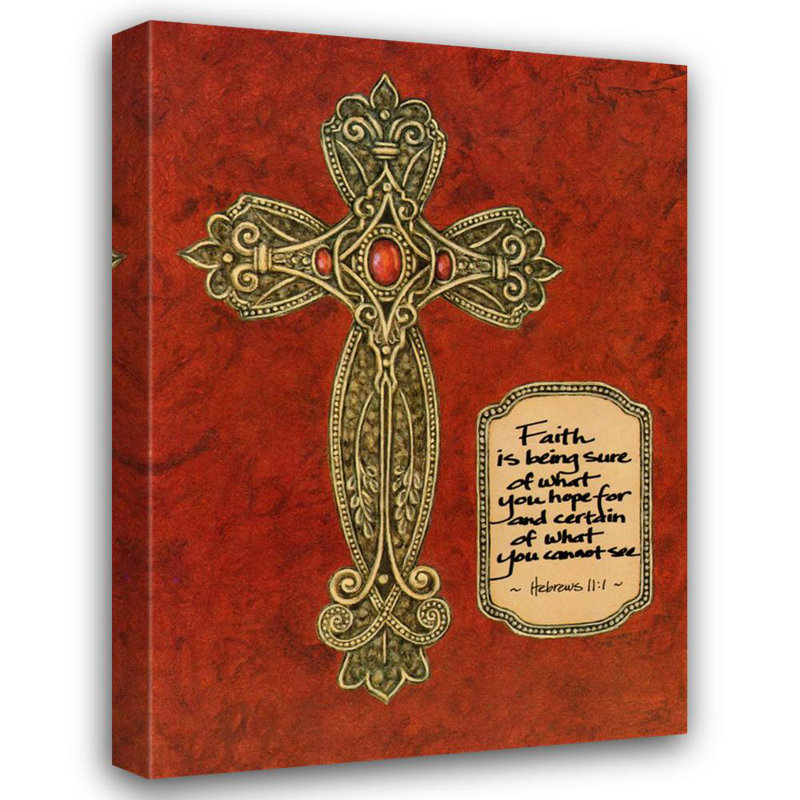 Croix celtique, Faith is Being Sure, H 24 po x l 17 po