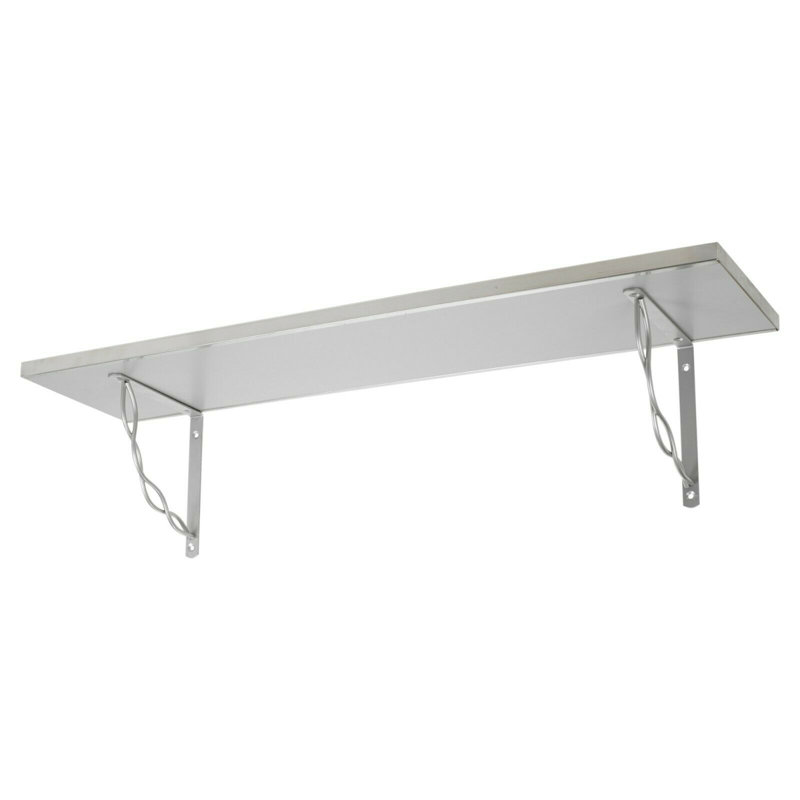 Bahiyah Floating Shelf, 2cm H x 90cm W x 23.5cm D, Grey