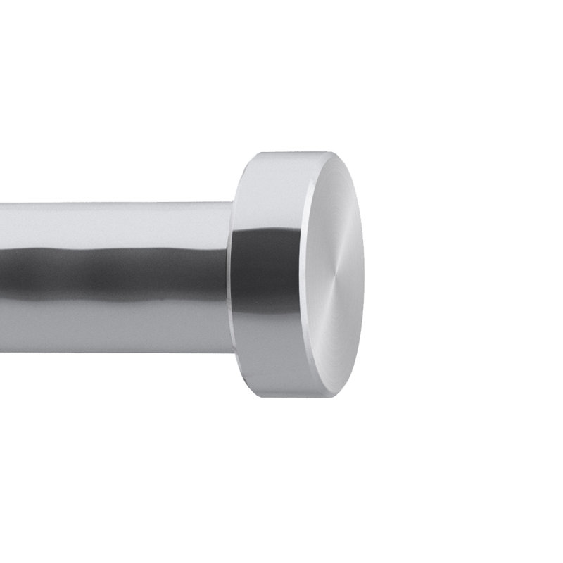 Amylia-Louise Silver 3.81cm Finial, Satin Silver, 1 Pair