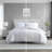 Vera Wang Blurred Plaid Cotton Reversible Blue Comforter Set-123849999