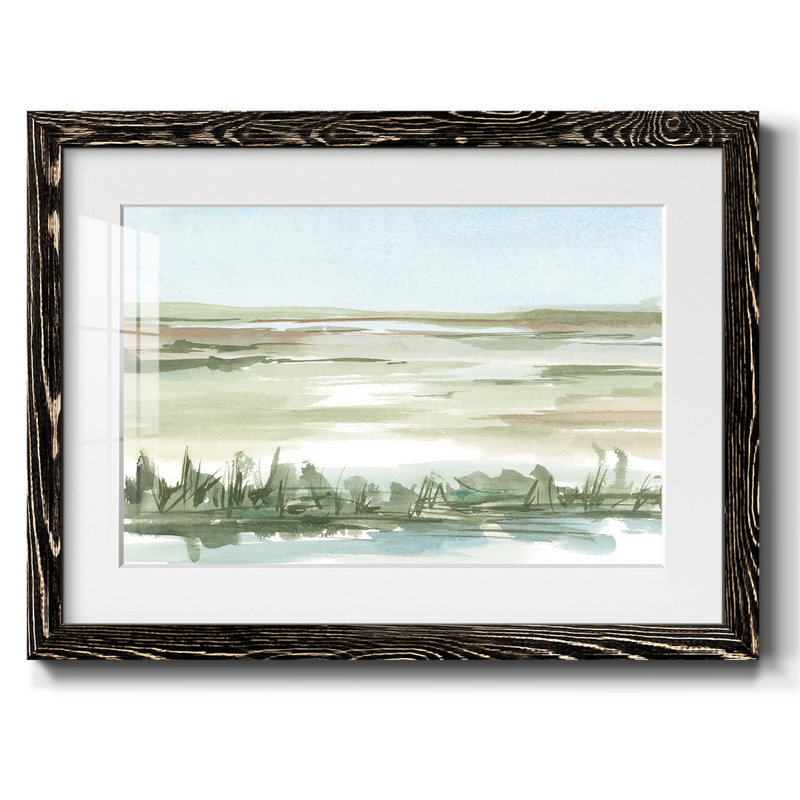 Peaceful Lowland II, H 18 po x l 26 po x P 1,5 po, Noir
