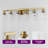 6-Light Bathroom Vanity Light with Clear Glass Shades for Vanity Mirror, Bathroom, or Bedroom-233754101-233754102