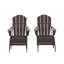 Ensemble de conversation avec repose-pieds 4 pièces Adirondack Shawnna-83679459