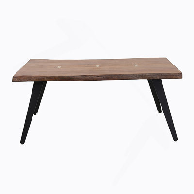 Table basse rectangulaire avec plateau en bois manufacturé