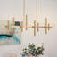 Lustre linéaire pour îlot de cuisine à 8 lumières à intensité variable Trivon-1192634594-1189726433