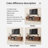 Walnut Manufactured Wood TVStands-1252192249