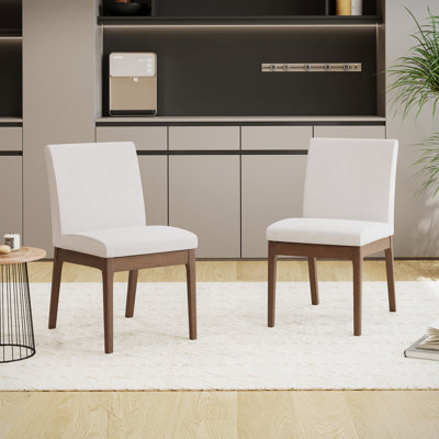 Chaises de salle à manger en bois d'hévéa Sam