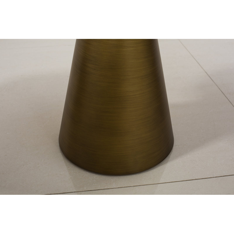 Table de bout Maybeth, 17"H x 15"W, Bronze