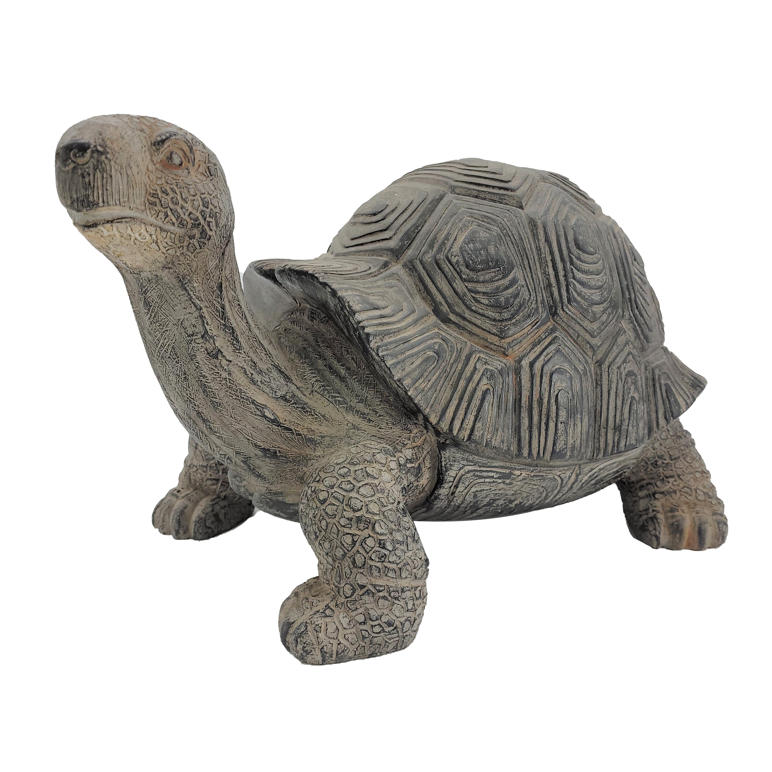 Rosalind Wheeler Armagh Tortoise Animals Plastic Garden Statue | Wayfair