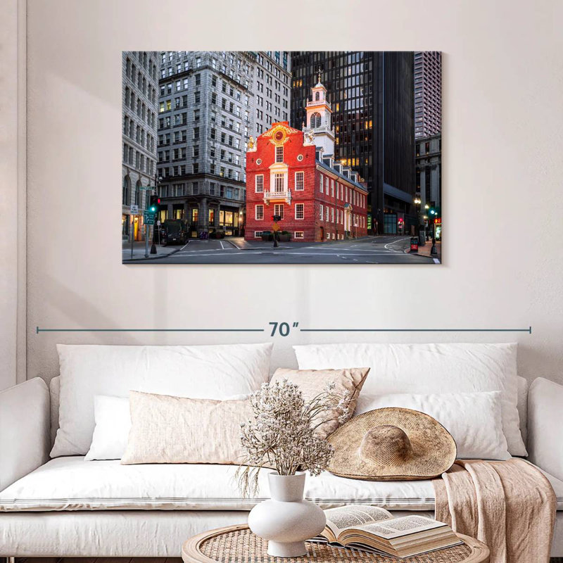 Boston Old State House de Boston, H 30 po x l 45 po