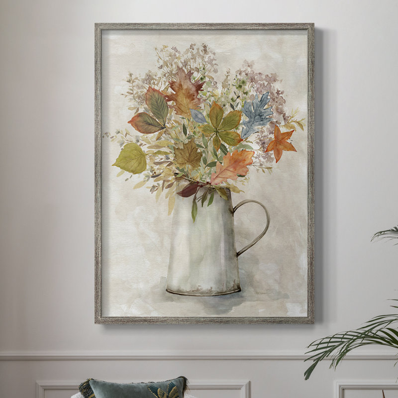 Autumn Bouquet II, reproduction encadrée - bois massif 49252, H 15 po x l 12 po