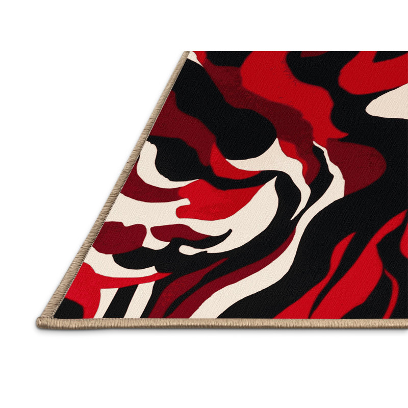 Ruby Drift Rug, Round 7'