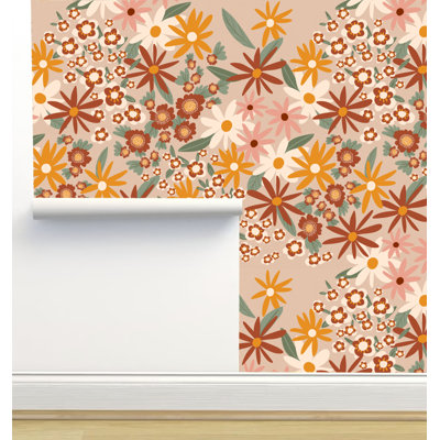 Rouleau de papier peint auto-adhésif texture L 2,16 pi x l 5 po Julia Schumacher Designs