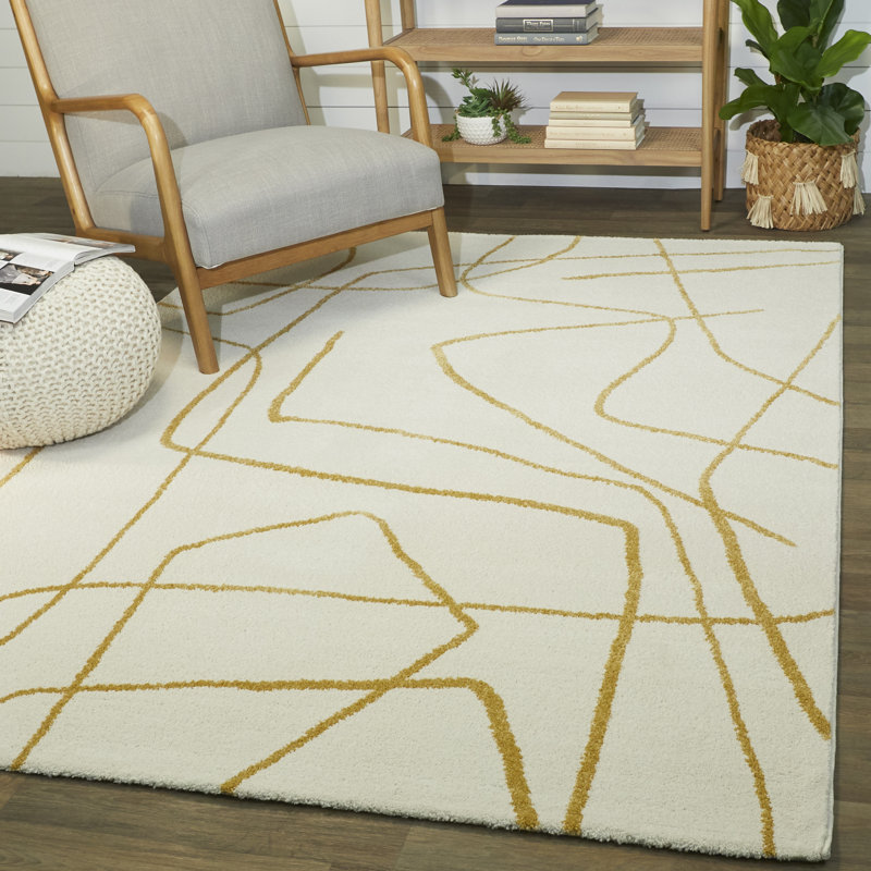 Abstract Area Rug, Rectangle 120 x 170 cm