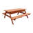 Cedar Picnic Table With Large Storage Compartment