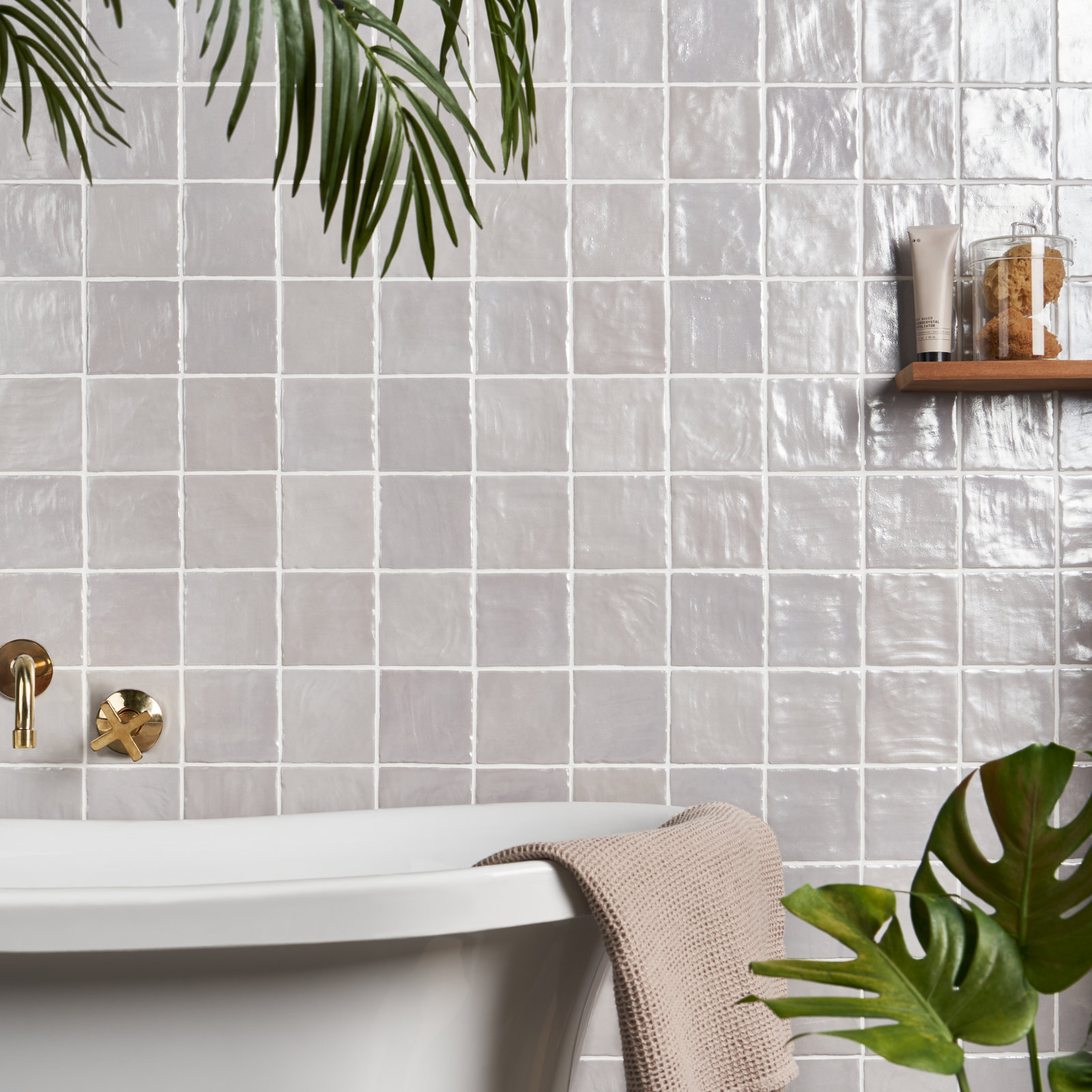 Trending 4" x 4" Wall Tile, Gray