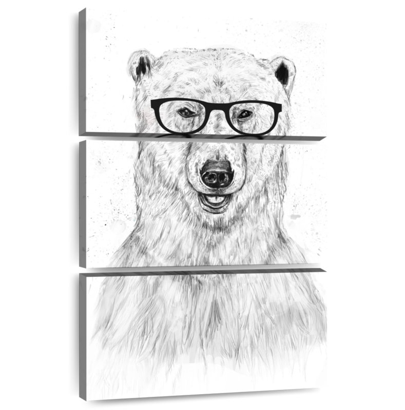 Brampt Geek Bear, 74" H x 48" W