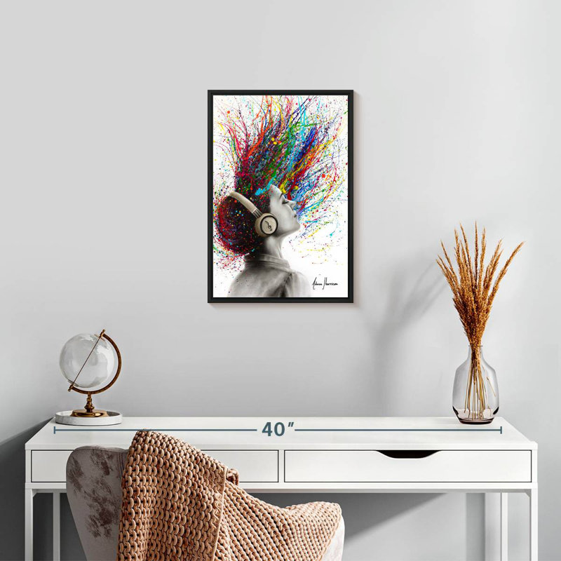 Vosburgh Me, 13 po x 19 po, Cadre flottant noir