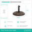 Enhaut 9 kg Cast Iron Umbrella Base