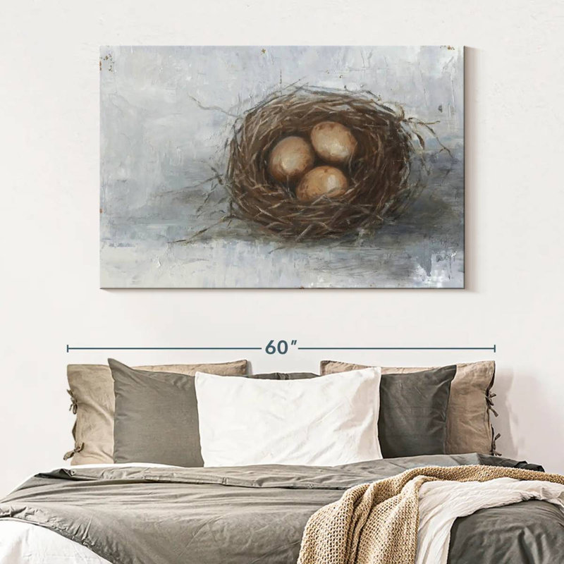 Rustic Bird Nest II, H 34 po x l 51 po