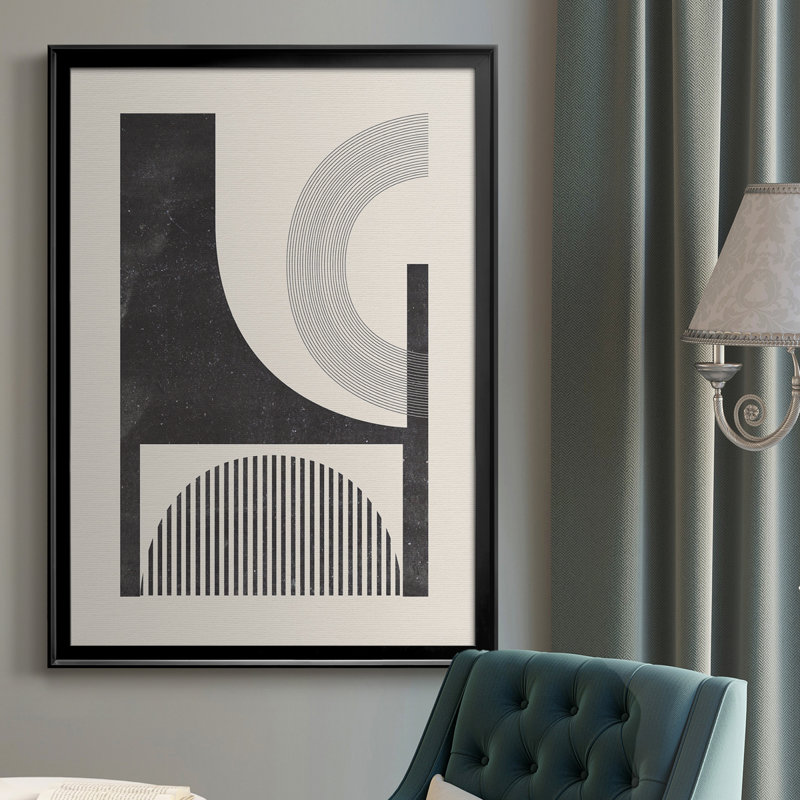 Toile encadrée Premium Inconnu Space II - Prêt à être accroché, Cadre noir, H 24,5 po x l 18,5 po x P 1 po