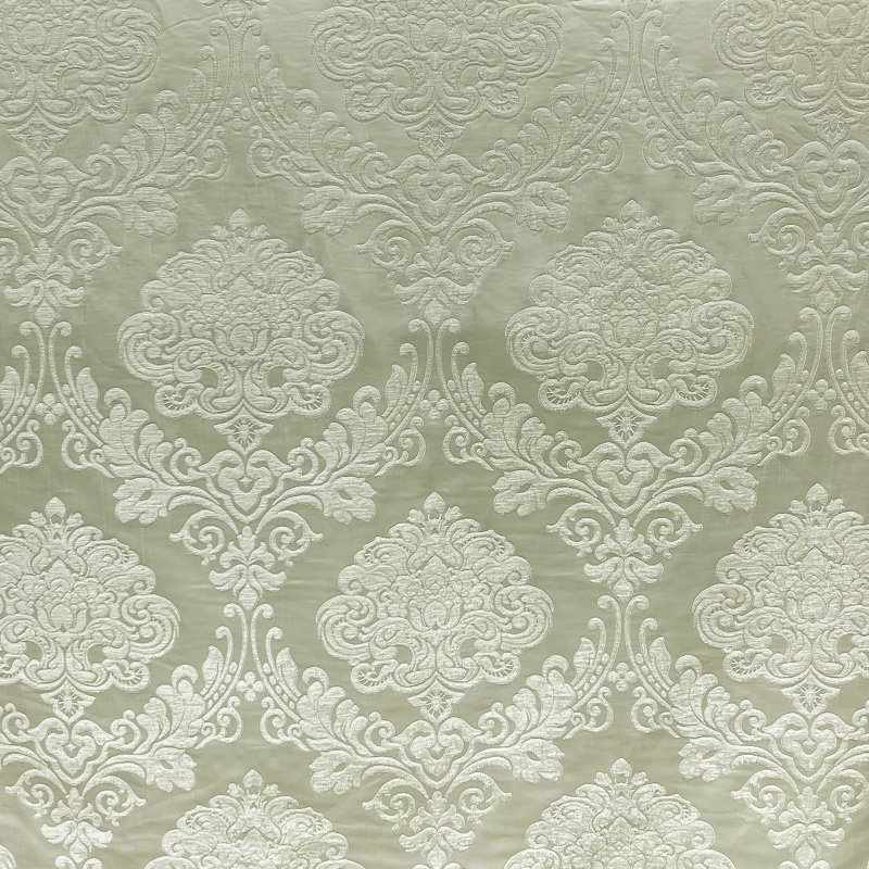 Tonal Damask Chenille | Casino Fabric, Cream