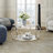 Round Chrome Plated Glass Coffee Table