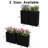 30 Inch Tall Metal Black Rectangular Pot Planter-2134815840