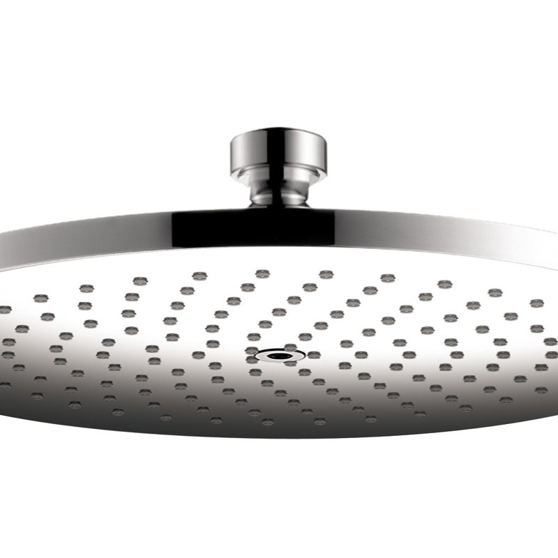 AXOR Starck Shower Head 240 1-Jet, 2.5 GPM, Chrome, 1.75 GPM
