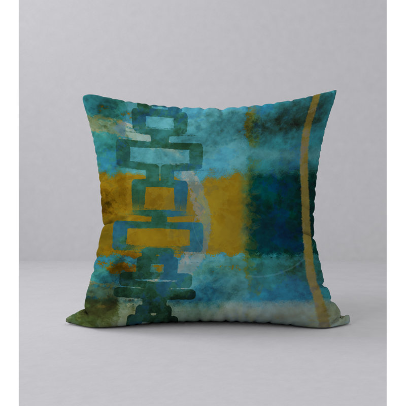 Housse de coussin carrée et insert, 24" X 24"