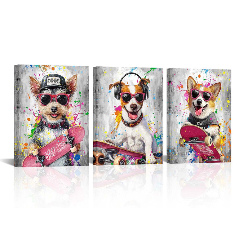 3 Piece Wrapped Canvas Print