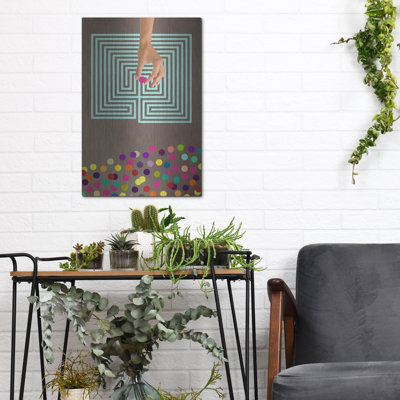 Ivy Bronx «Labyrinth» par Elo Marc, art mural en métal