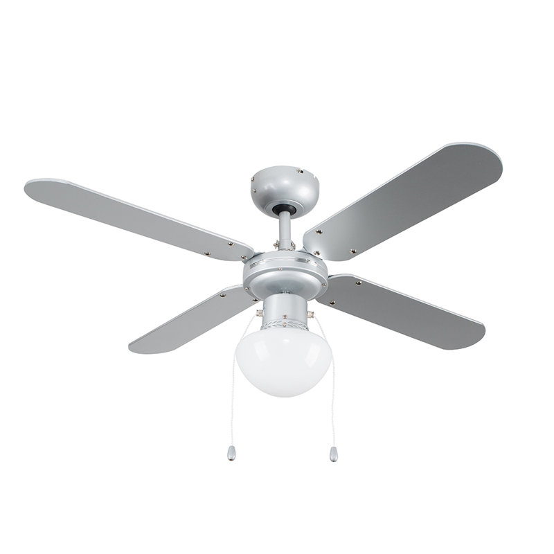 Higgenbotham 102cm Ceiling Fan with Light Kit, 107" W