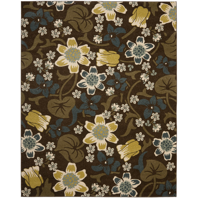 Hestia Performance Floral Rug, Rectangle 8' x 10'