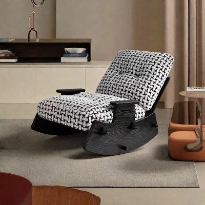 Solid wood home retro casual rocking chair by ComfySofa.s