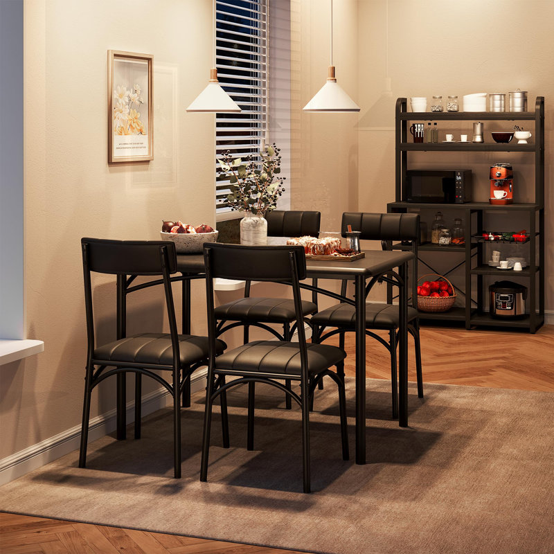 Yoali 4 - Person Four Leg Dining Set