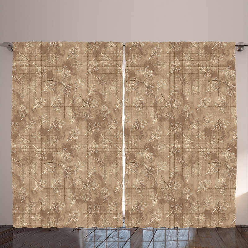 Semi Sheer Curtain Pair