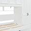 Lit escamotable simple avec armoire, bureau et bureau, blanc-2118260937