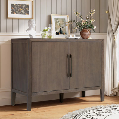 Armoire décorative traditionnelle à 2 portes avec assemblage simple