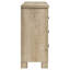 Commode de chambre à coucher à 6 tiroirs en chêne vieilli Sansome